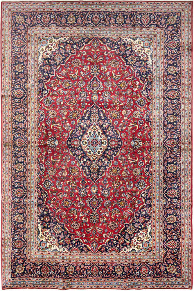 カシャーン 絨毯 360x245cm - ペルシャ絨毯