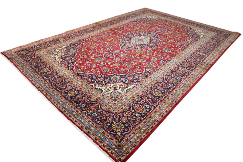カシャーン 絨毯 360x245cm - ペルシャ絨毯