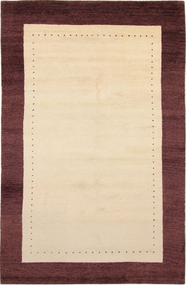 インド ギャベ 絨毯 301x197cm - ウールラグ