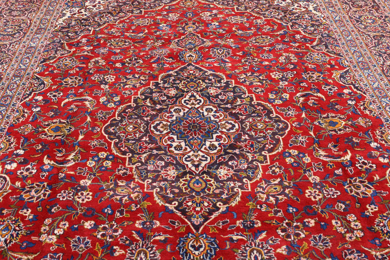 カシャーン 絨毯 385x260cm - ペルシャ絨毯