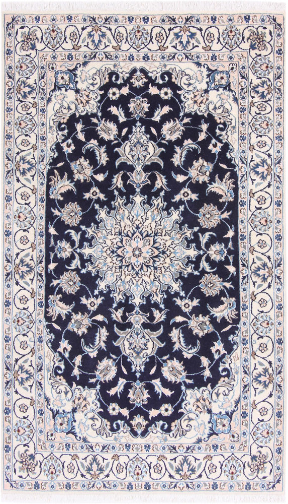 ナイン 絨毯 202x119cm - ペルシャ絨毯