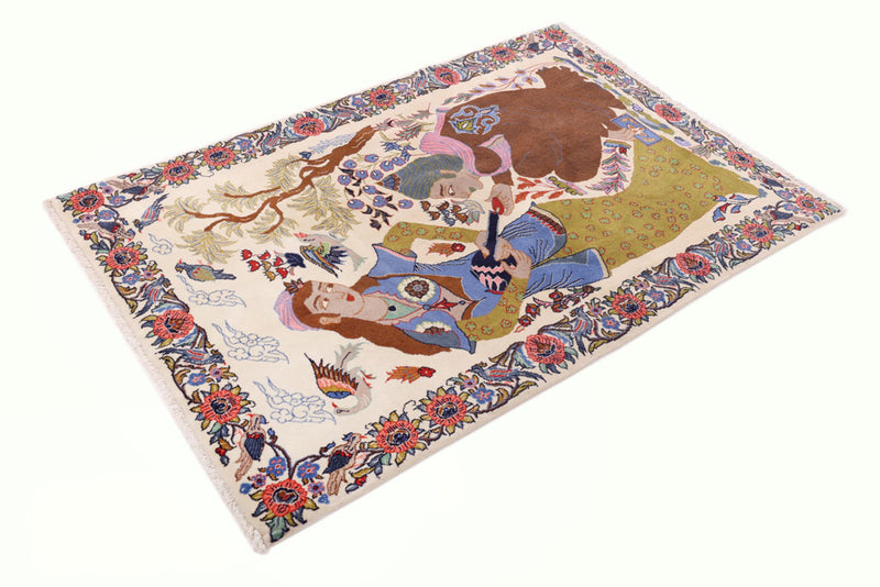 タブリーズ 絨毯 150x100cm - ペルシャ絨毯