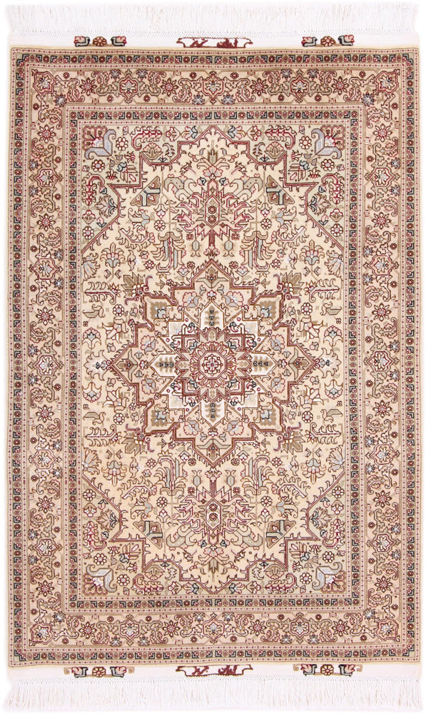 タブリーズ - 50 Raj 絨毯 160x100cm - ペルシャ絨毯