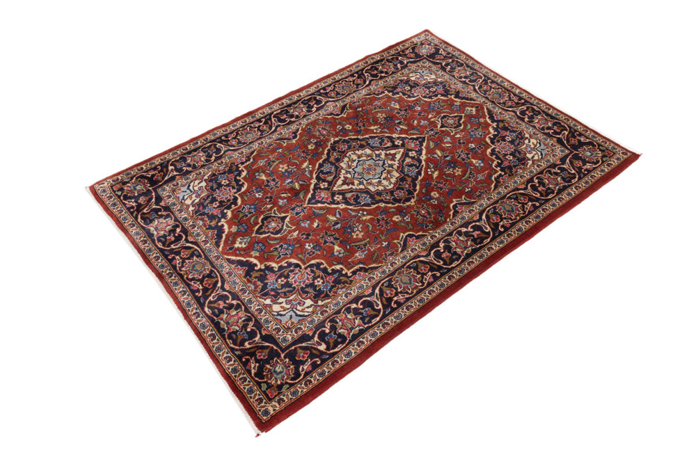 カシャーン 絨毯 150x105cm - ペルシャ絨毯