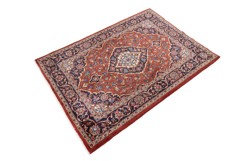カシャーン 絨毯 150x110cm - ペルシャ絨毯