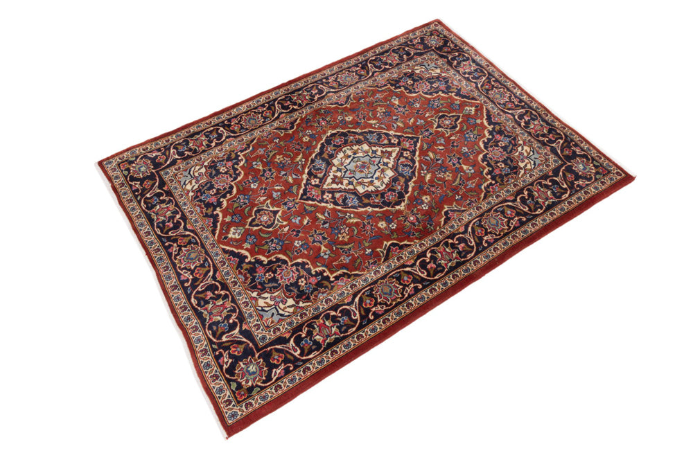 カシャーン 絨毯 150x110cm - ペルシャ絨毯