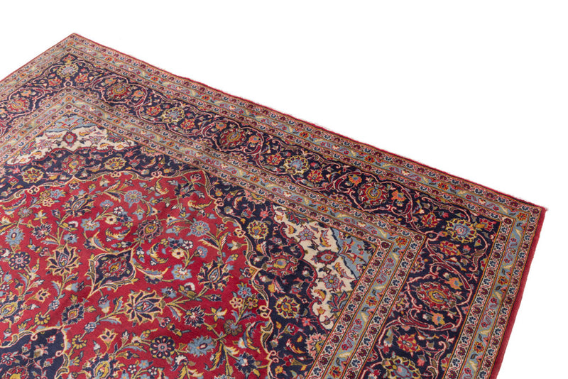 カシャーン 絨毯 340x250cm - ペルシャ絨毯