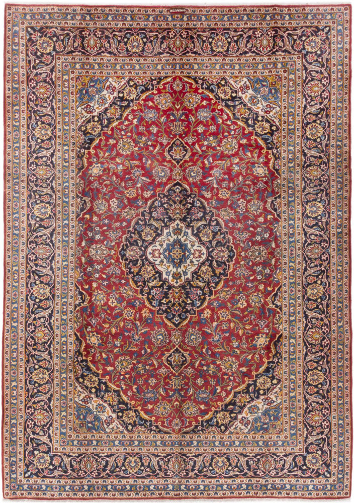 カシャーン 絨毯 350x250cm - ペルシャ絨毯