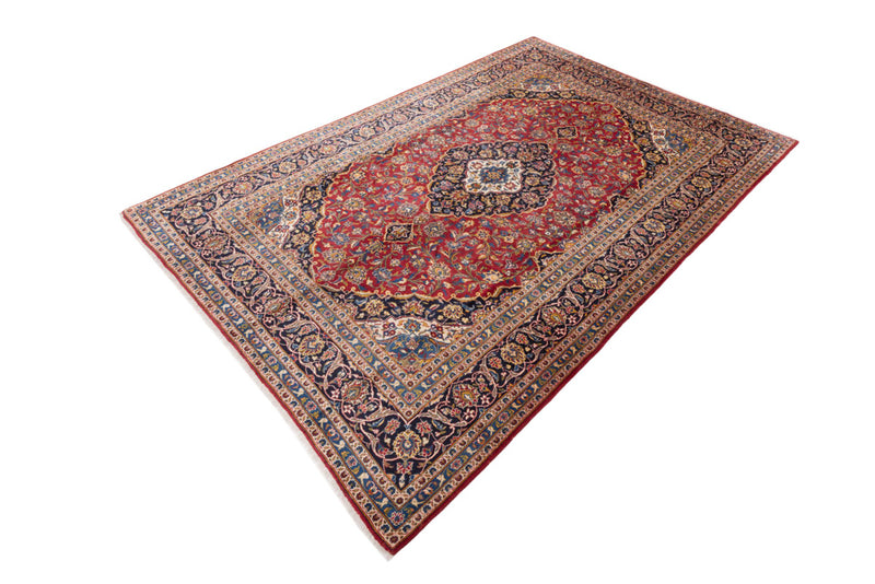 カシャーン 絨毯 350x250cm - ペルシャ絨毯