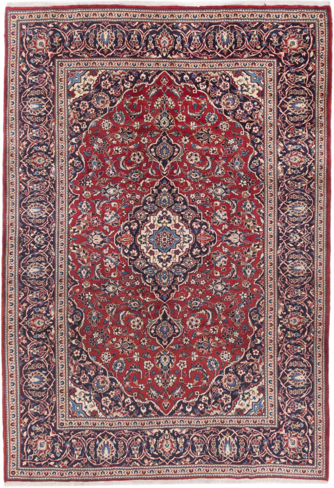 カシャーン 絨毯 344x252cm - ペルシャ絨毯