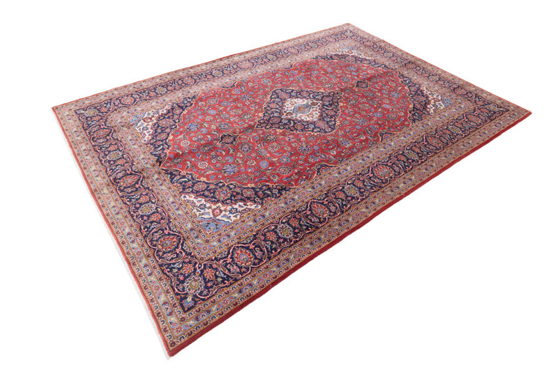 カシャーン 絨毯 350x252cm - ペルシャ絨毯