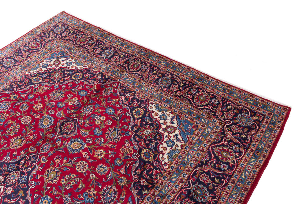 カシャーン 絨毯 352x252cm - ペルシャ絨毯