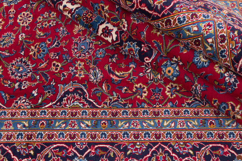 カシャーン 絨毯 352x252cm - ペルシャ絨毯
