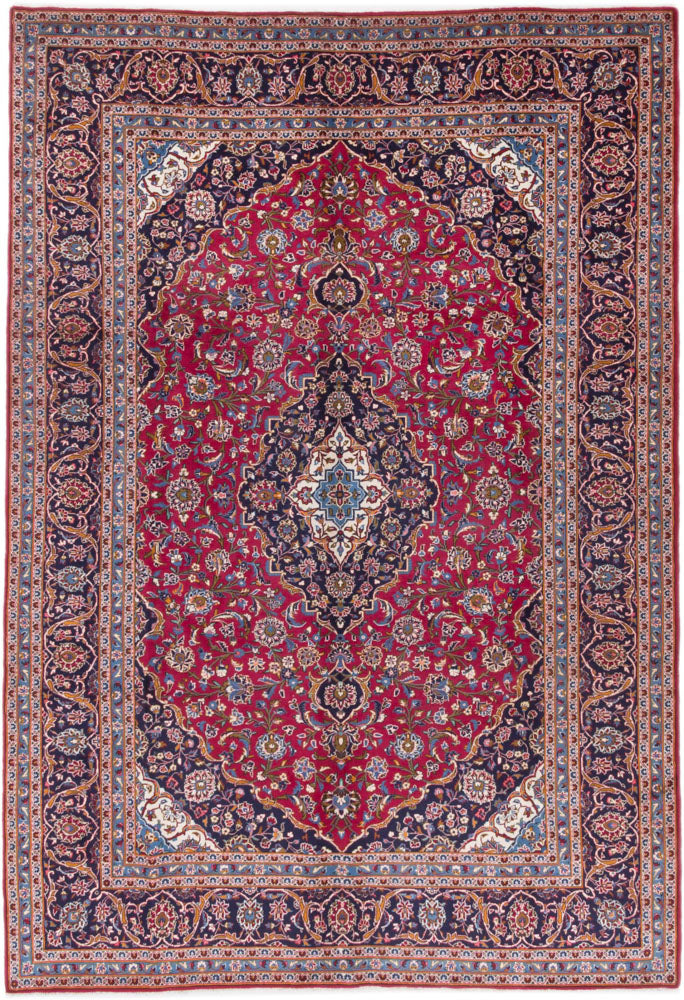 カシャーン 絨毯 358x245cm - ペルシャ絨毯