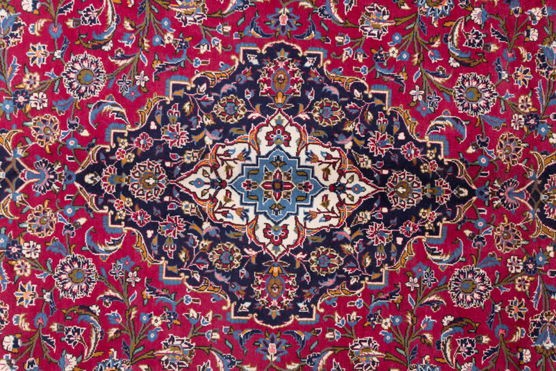 カシャーン 絨毯 358x245cm - ペルシャ絨毯