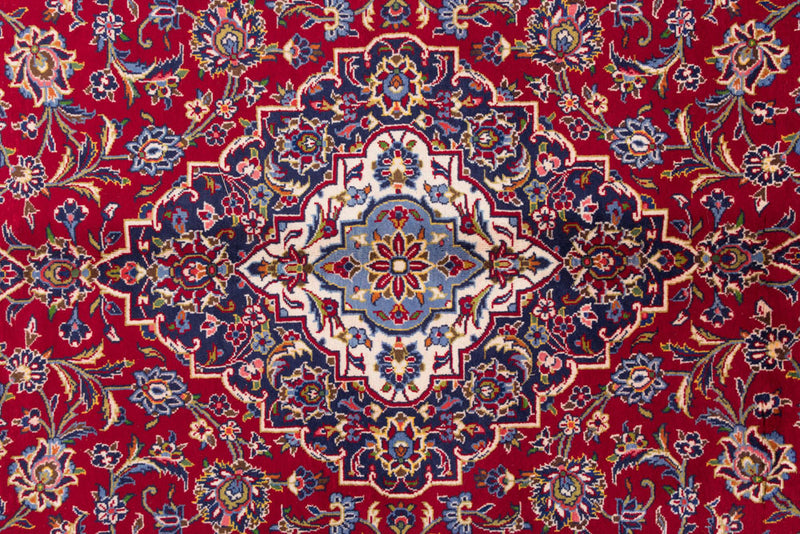 カシャーン 絨毯 345x233cm - ペルシャ絨毯