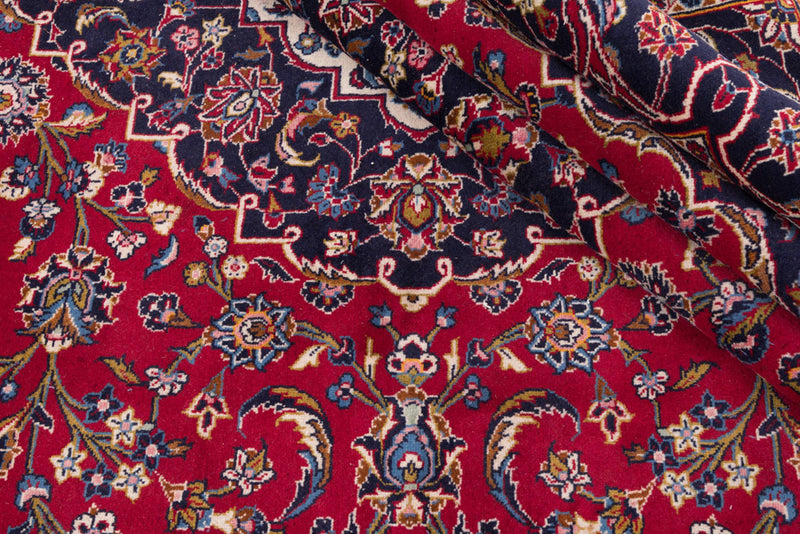 カシャーン 絨毯 400x295cm - ペルシャ絨毯