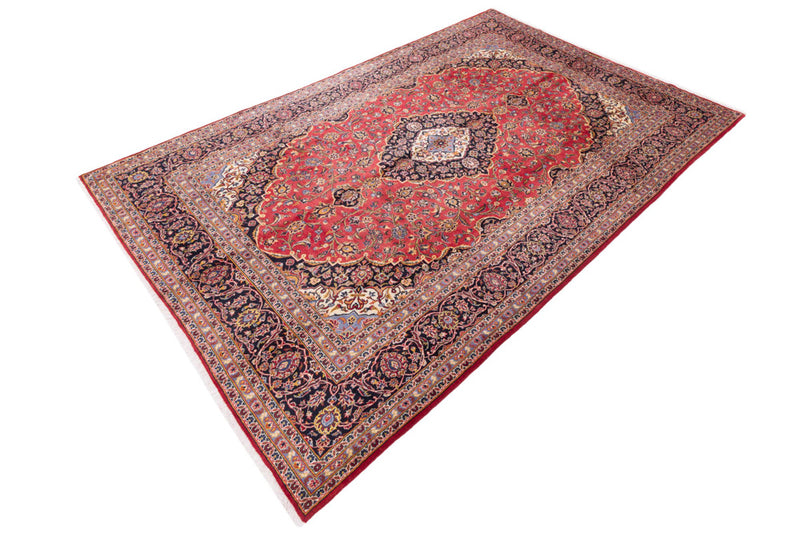 カシャーン 絨毯 350x240cm - ペルシャ絨毯