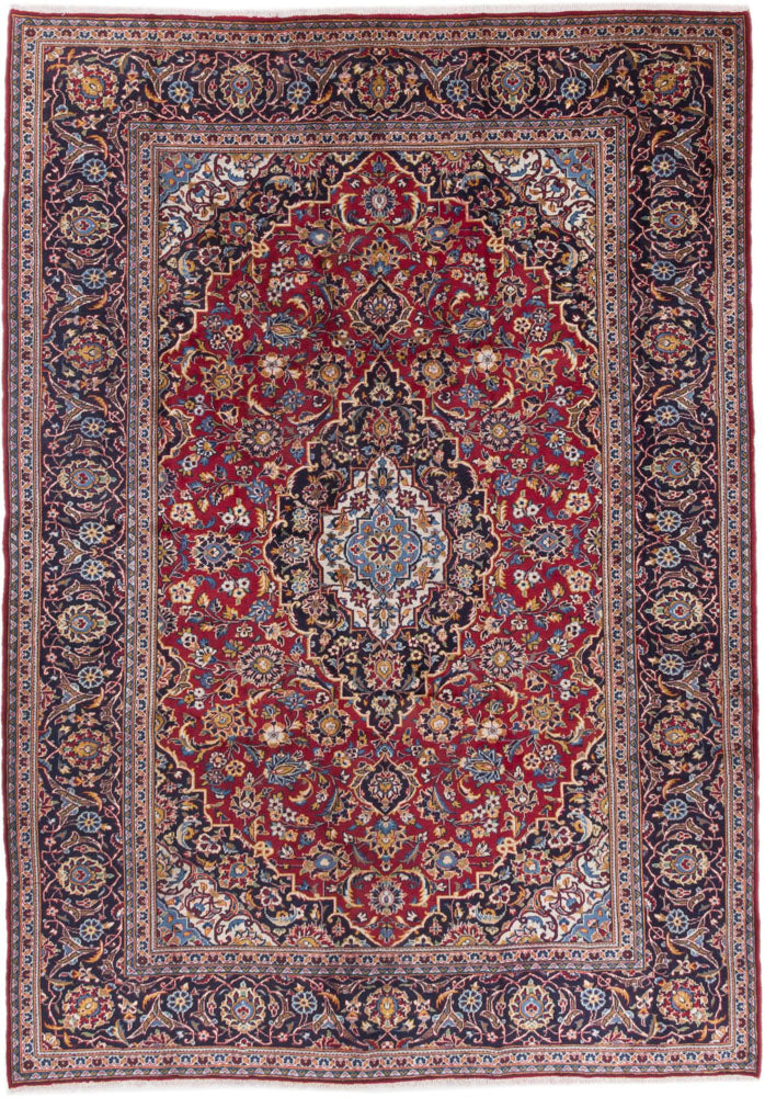 カシャーン 絨毯 345x240cm - ペルシャ絨毯