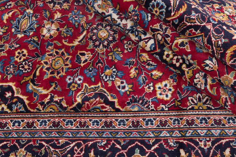 カシャーン 絨毯 345x240cm - ペルシャ絨毯