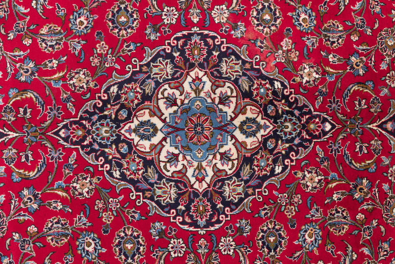 カシャーン 絨毯 347x247cm - ペルシャ絨毯
