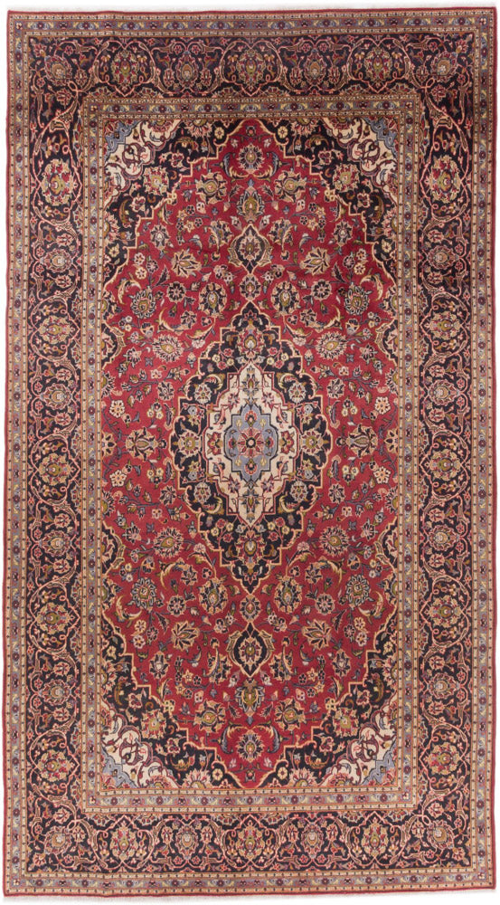 カシャーン 絨毯 355x200cm - ペルシャ絨毯