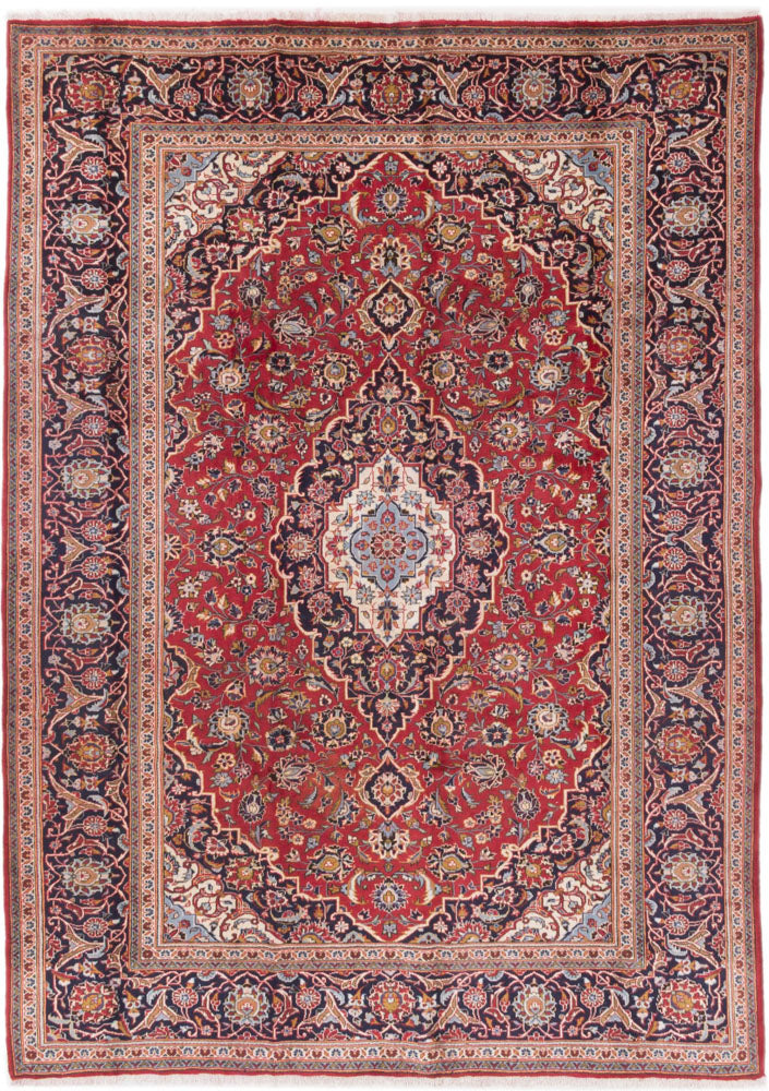 カシャーン 絨毯 345x250cm - ペルシャ絨毯