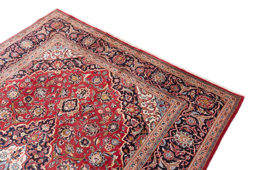 カシャーン 絨毯 345x250cm - ペルシャ絨毯