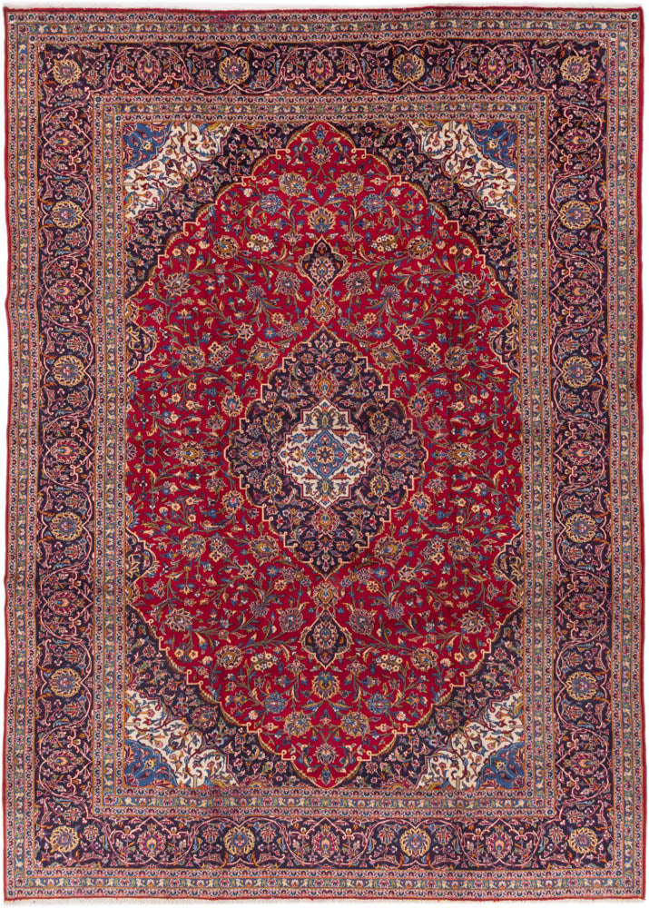 カシャーン 絨毯 420x305cm - ペルシャ絨毯
