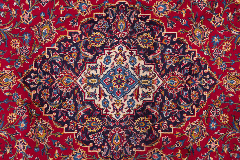 カシャーン 絨毯 420x305cm - ペルシャ絨毯