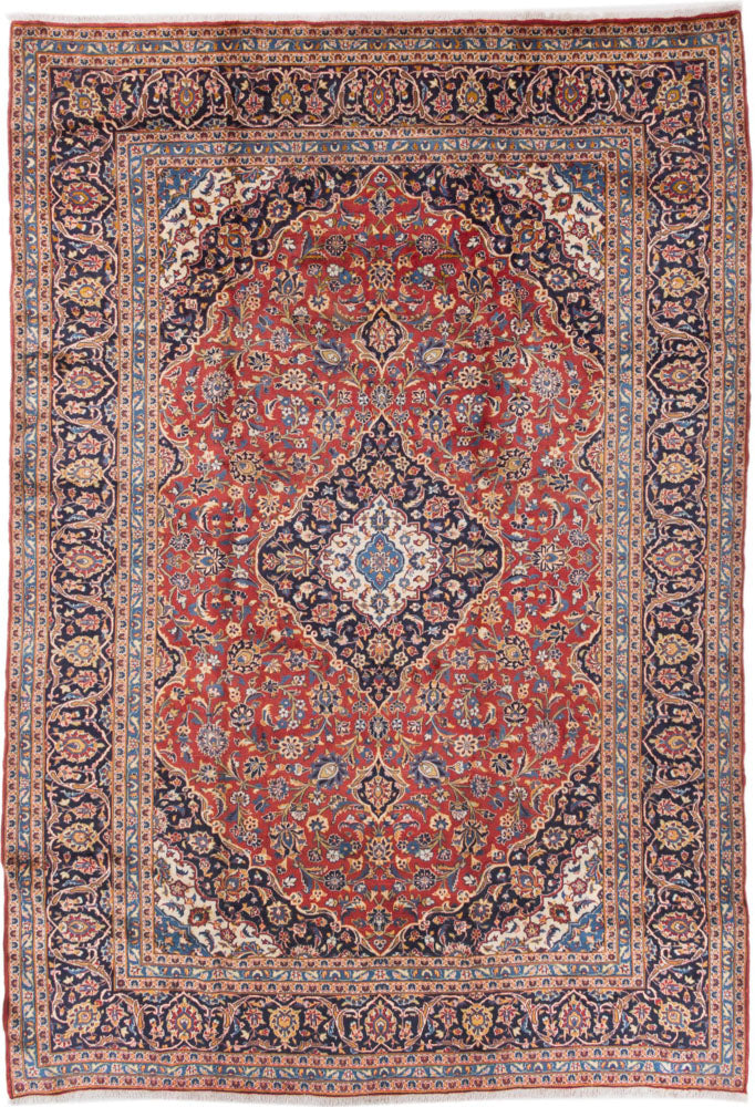 カシャーン 絨毯 415x290cm - ペルシャ絨毯
