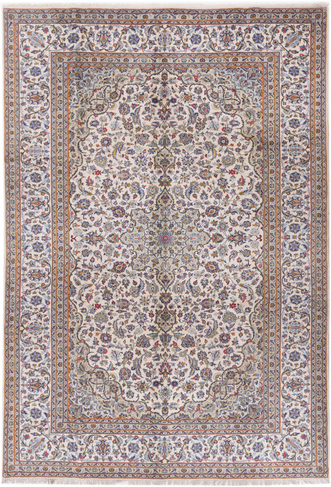 カシャーン 絨毯 365x250cm - ペルシャ絨毯