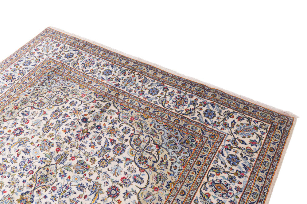 カシャーン 絨毯 365x250cm - ペルシャ絨毯