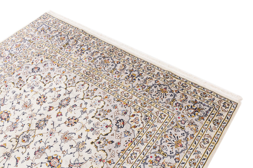 カシャーン 絨毯 353x240cm - ペルシャ絨毯