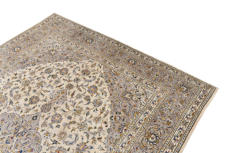 カシャーン 絨毯 350x245cm - ペルシャ絨毯