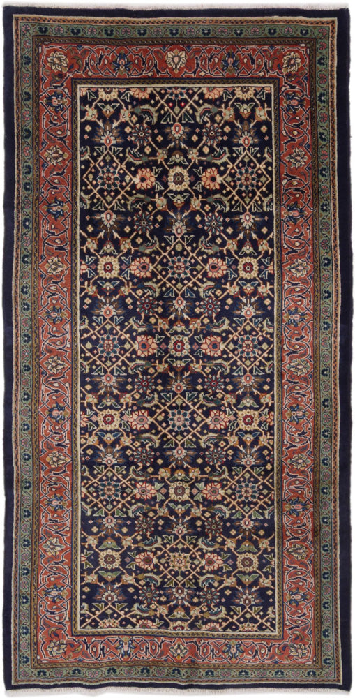 アルデビル 絨毯 255x136cm - ペルシャ絨毯