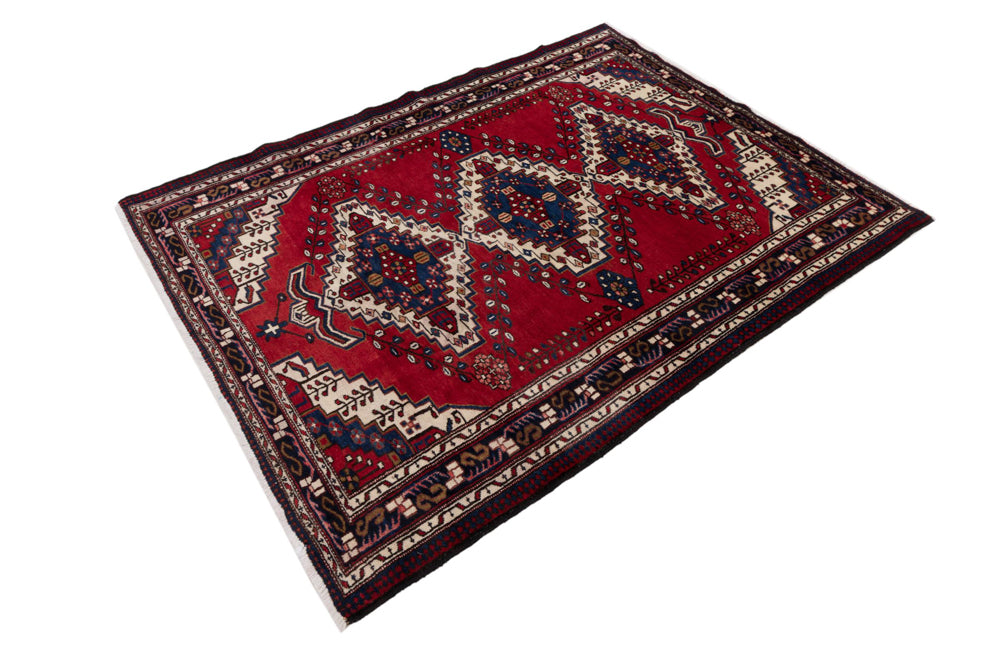 ハマダン 絨毯 217x160cm - ペルシャ絨毯