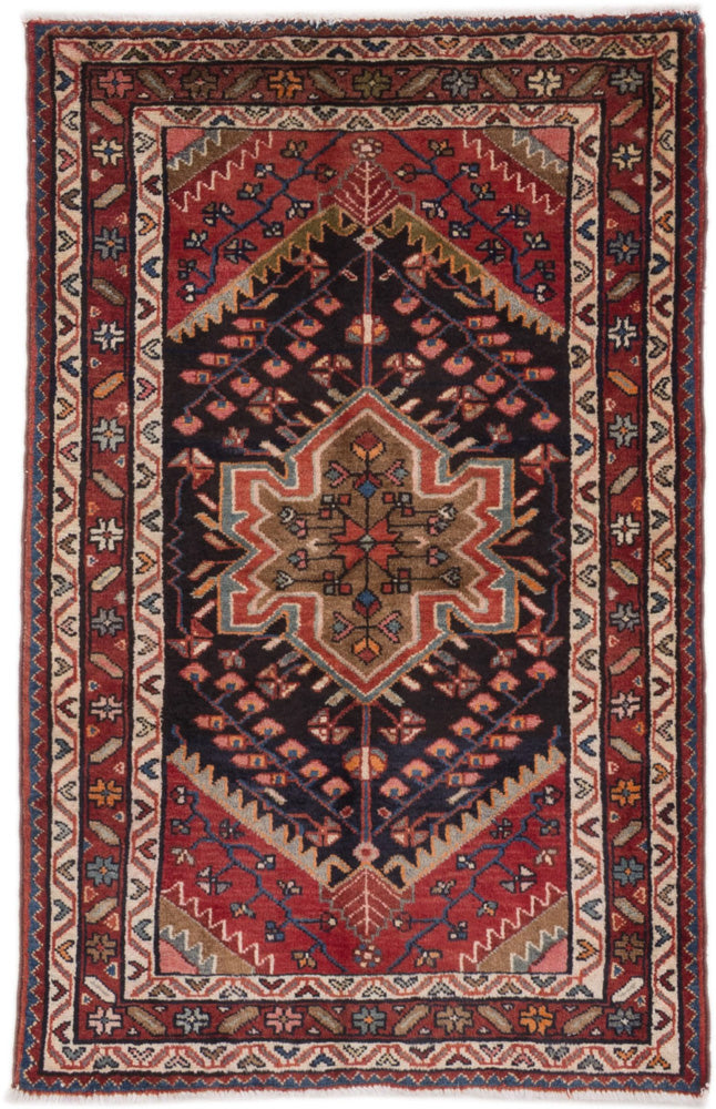 ナハバンド 絨毯 130x82cm - ペルシャ絨毯