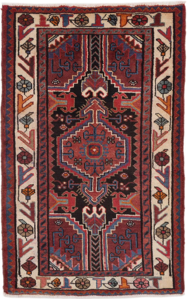 ナハバンド 絨毯 130x85cm - ペルシャ絨毯