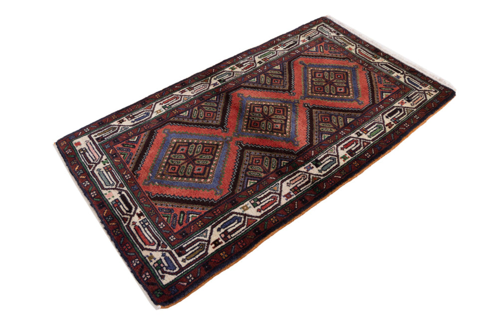 ハマダン 絨毯 135x78cm - ペルシャ絨毯