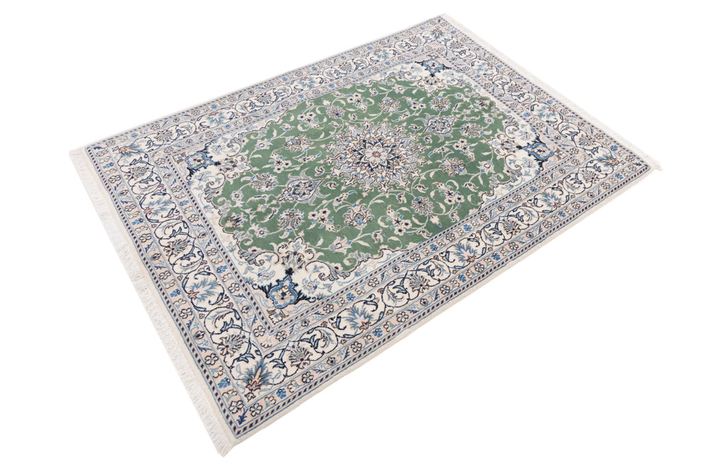ナイン 絨毯 204x146cm - ペルシャ絨毯