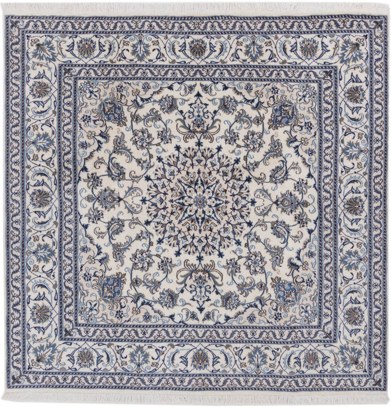 ナイン 絨毯 197x197cm - ペルシャ絨毯