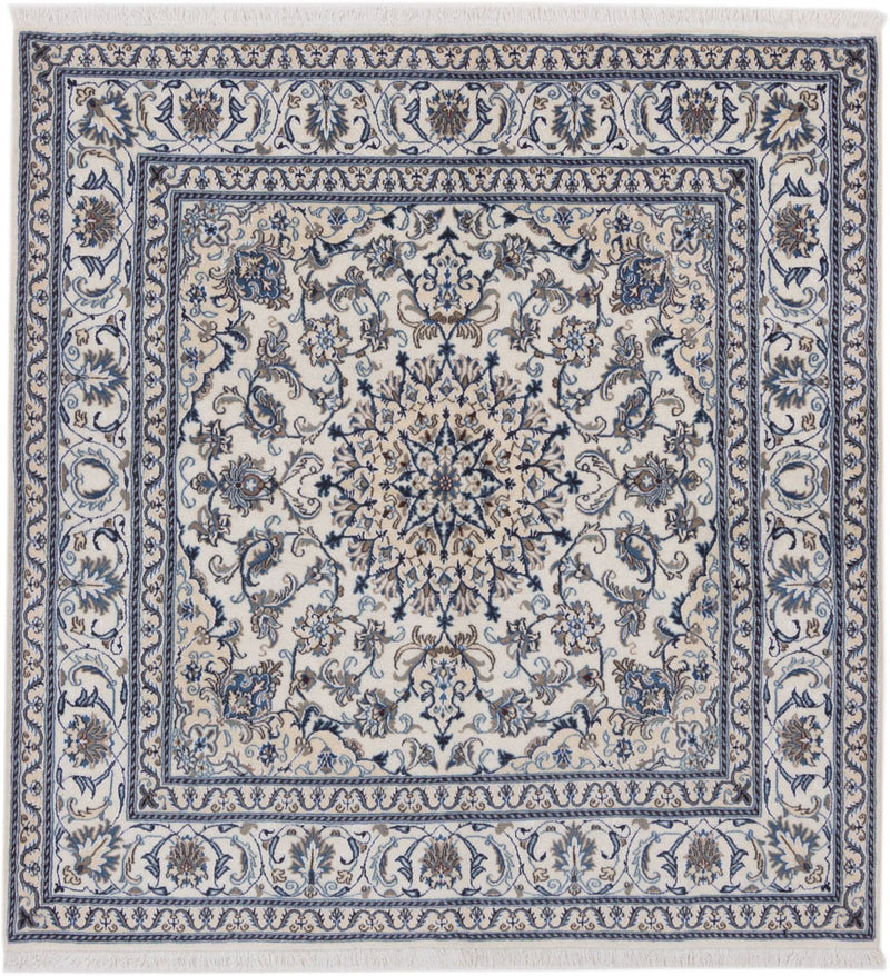 ナイン 絨毯 207x193cm - ペルシャ絨毯