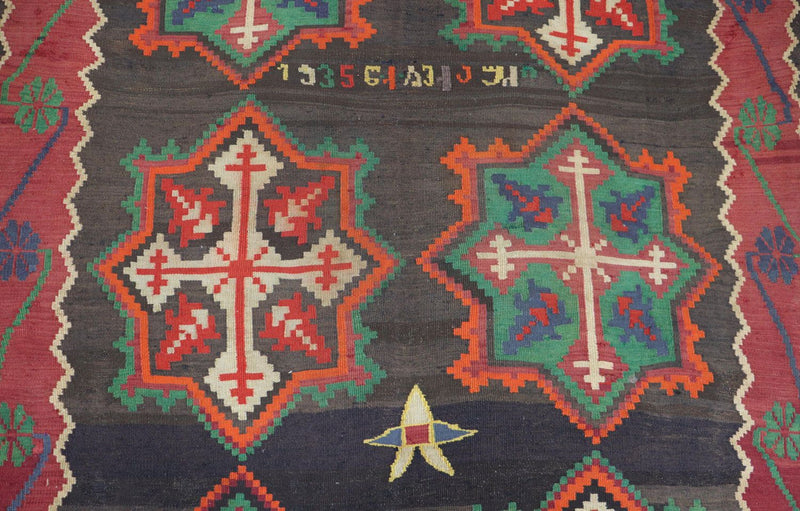 キリム アフガン 絨毯 303x158cm