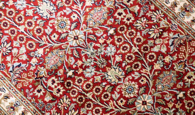 カシミールシルク 絨毯 124x77cm - オリエンタル絨毯