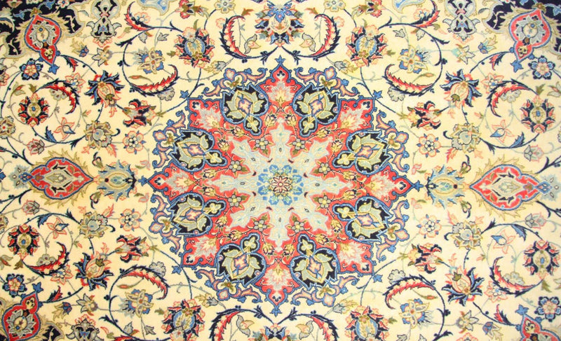 イスファハン 絨毯 243x153cm - ペルシャ絨毯