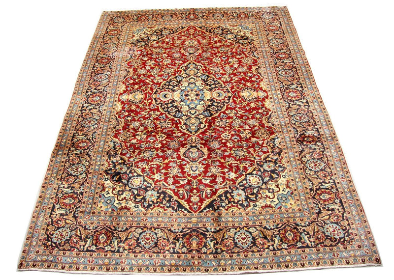 カシャーン 絨毯 354x258cm - ペルシャ絨毯