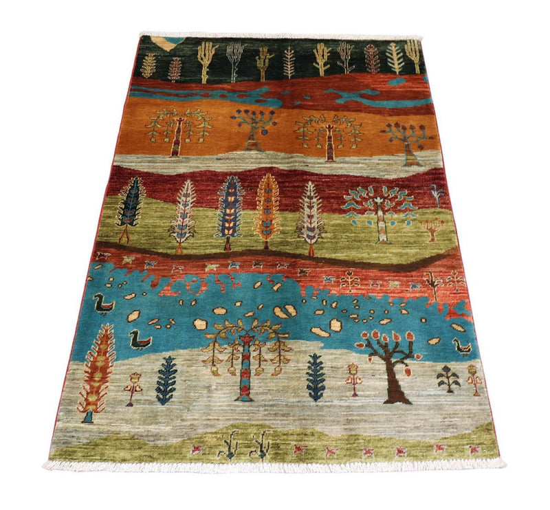 ツィーグラー絨毯 148x104cm - オリエンタル絨毯