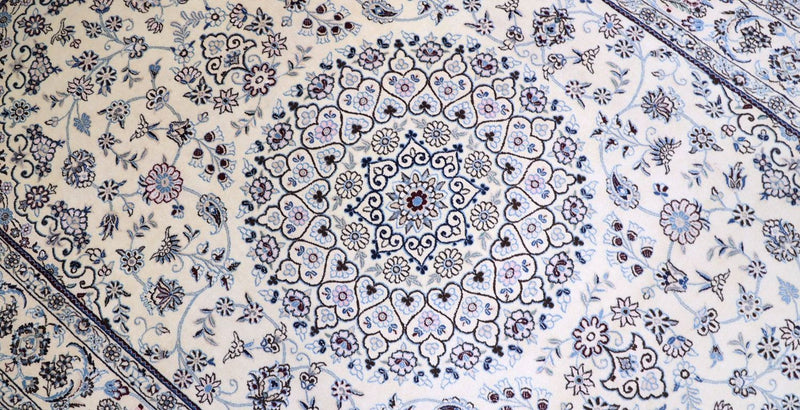 ナイン 絨毯 307x200cm - ペルシャ絨毯