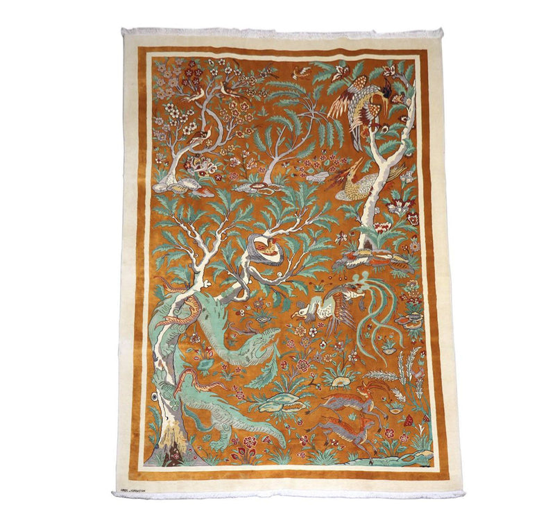 アルデビル 絨毯 388x275cm - ペルシャ絨毯